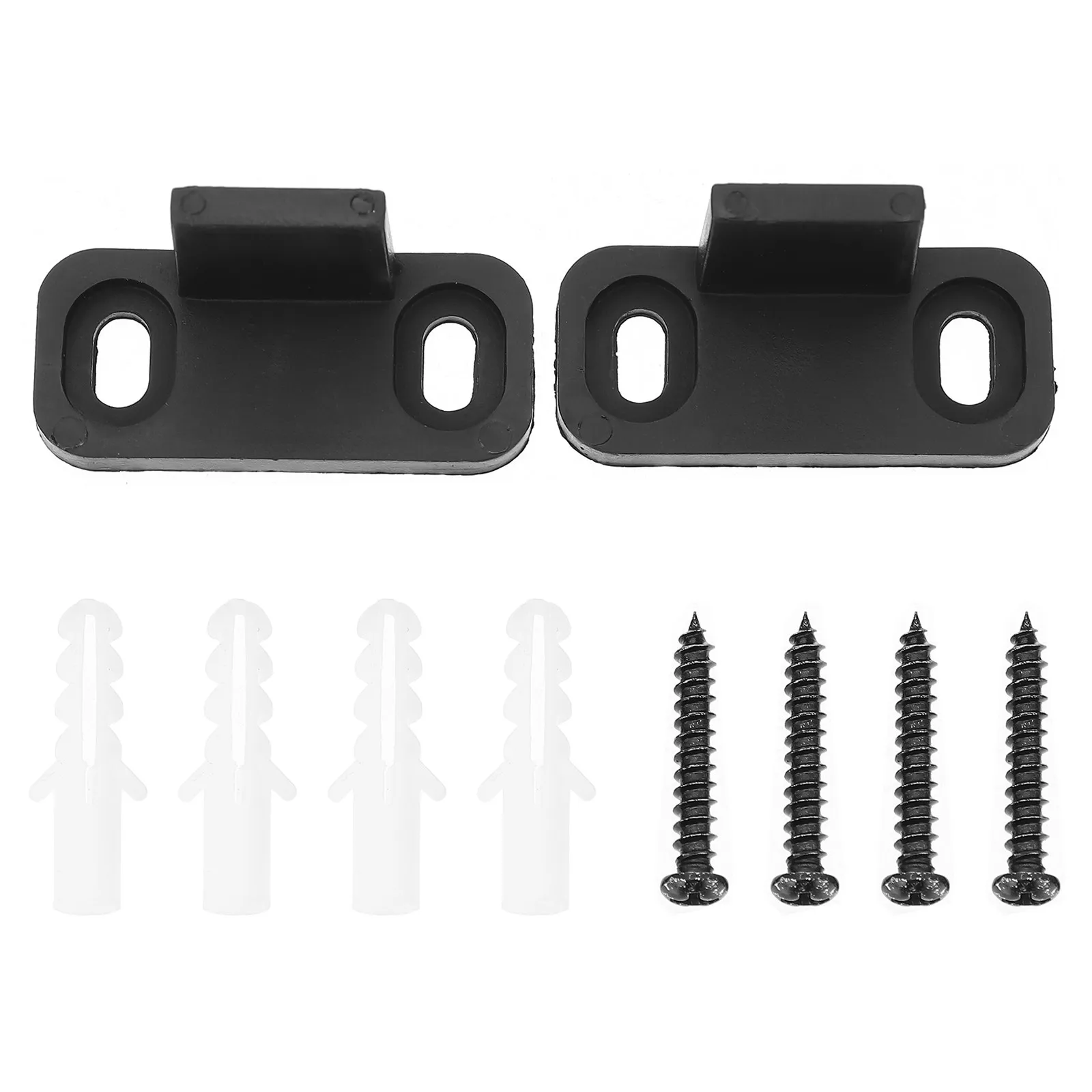 1Set Barn Door Floor Guide Heavy Duty Pom Material Sliding Door Bottom Track for Single Double Bypass Closet Doors