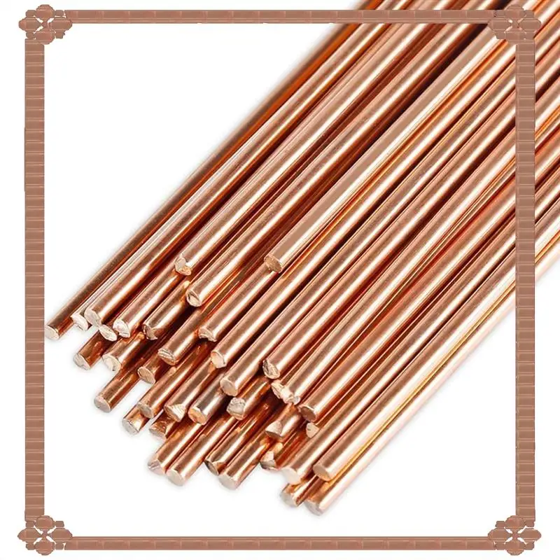 24-Hour Delivery 40 Pcs Copper Brazing Rods Brass Rods For Refrigeration For Air Conditioning HVAC Electrical Machines