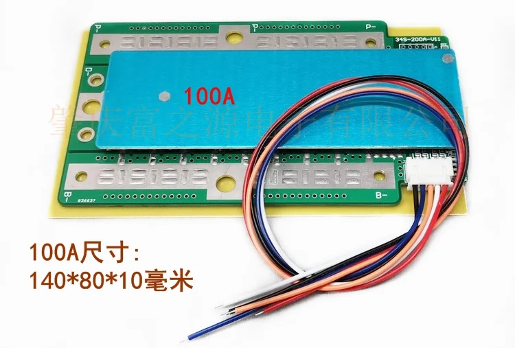 4S 12V 100A 130A 200A 260A 300A 390ALifePo4 Lithium Iron Phosphate Protection Board 12.8V High Current Inverter BMS car start