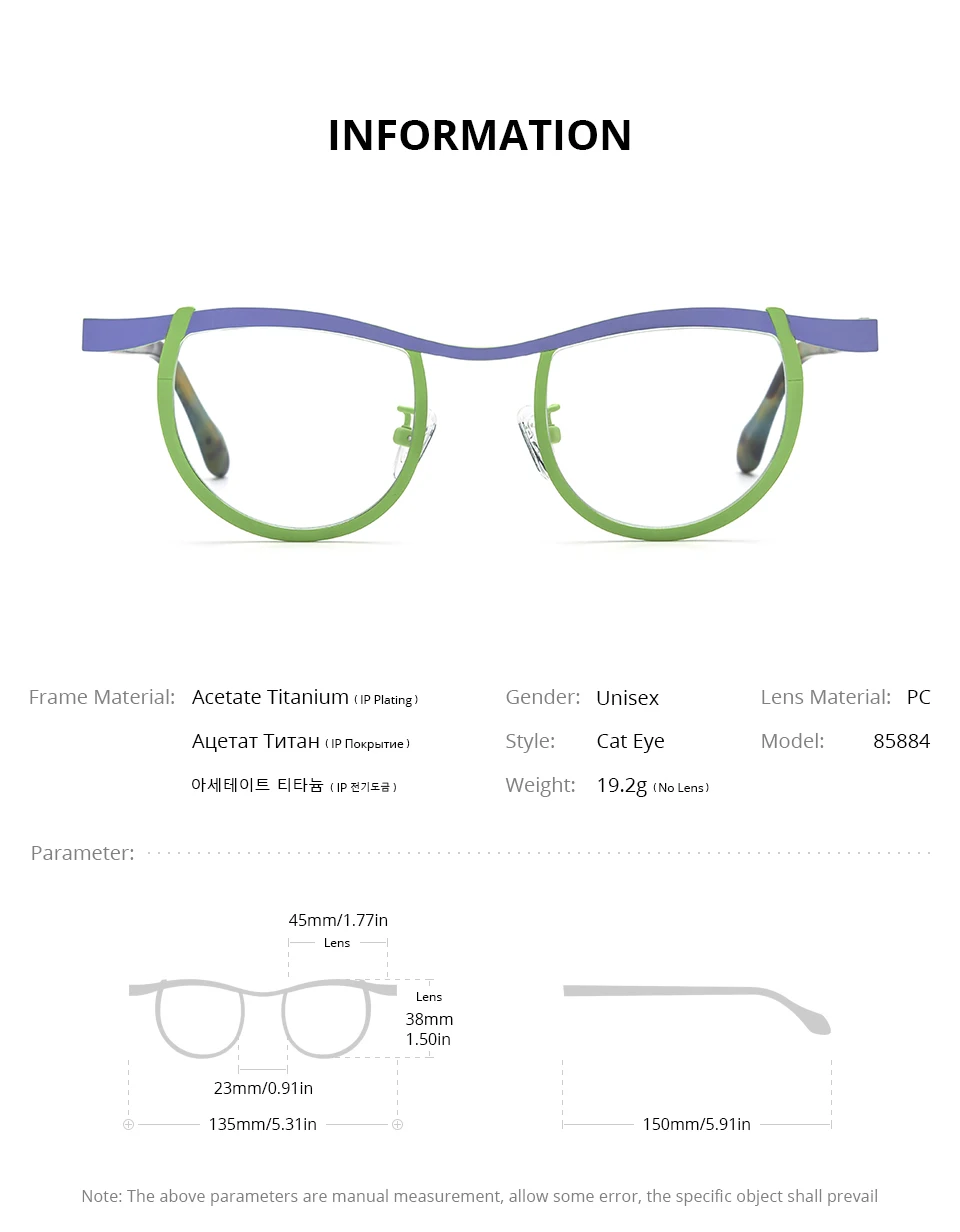 FONEX Acetat Titan Brille Rahmen Männer Neue Marke Design Quadratische Brillen Frauen Brille Hohe Qualität Japanische Brillen 85884 – Detail 3