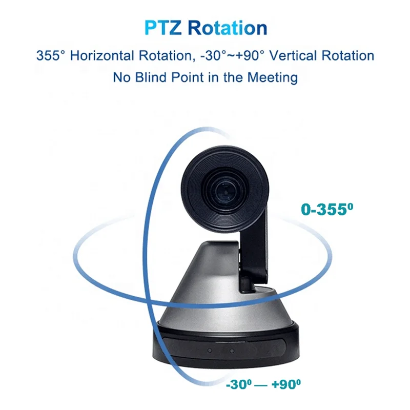 PTZ-камера с оптическим зумом, USB Full HD 4K, камера для видеоконференций для встреч, церковная трансляция, прямая трансляция (F), вилка европейского стандарта