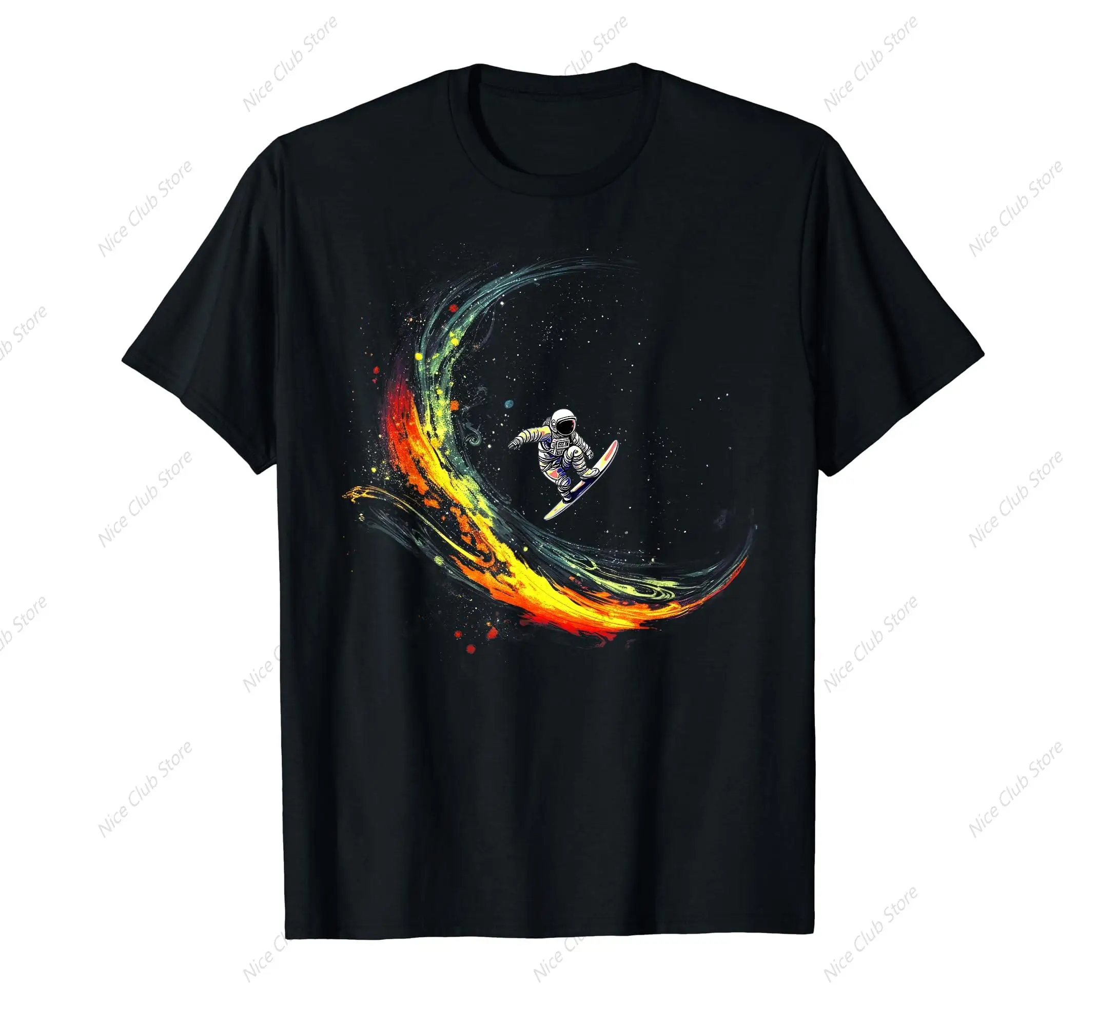 Outer Space Suffer Shirts Astronaut Funny Surfing Galaxy T-Shirt