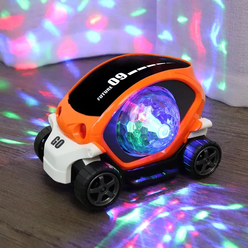 Baby Car Toys Toddler Crawling Sensory Toy Car Toys Electronic Car Tummy Time Gift for Kids 1 2 Year Old Boy Birthday Gifts