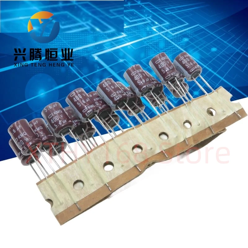 20PCS 5.6UF 400V capacitor 400V 5.6UF 8*12 KMQ replacement 400V 4.7UF
