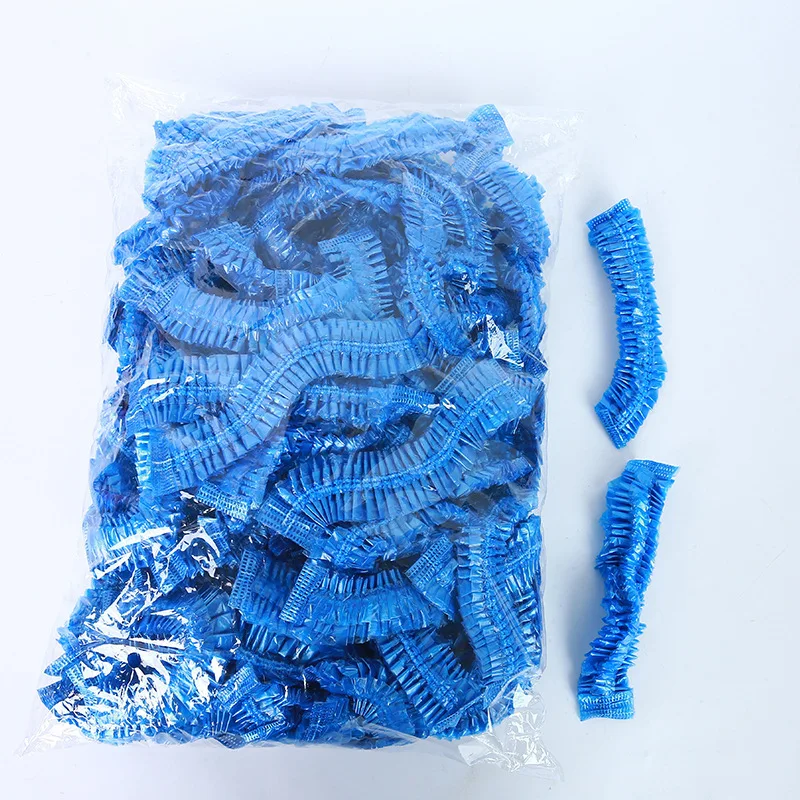 100pcs/50pcs Disposable Shower Cap Women's Waterproof Bath Hair Dye Cap with Extra Thick Dust Hair Wrap Bathroom Acessorios