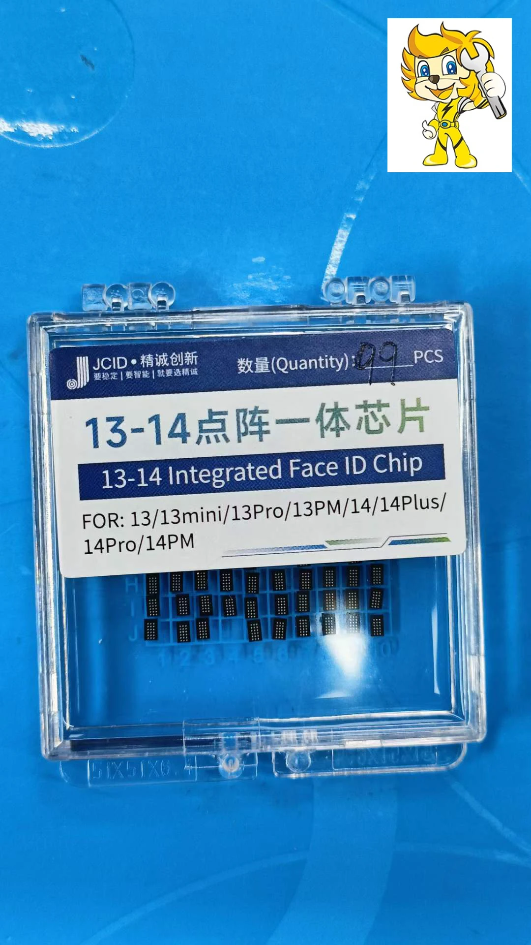 JCID Dot Projector Chip JCID Face Id Chip JCID Romeo 2 For iPhone X-12/13-14PM/15 Series /13 14 iPad Pro 3/4 Face ID repair