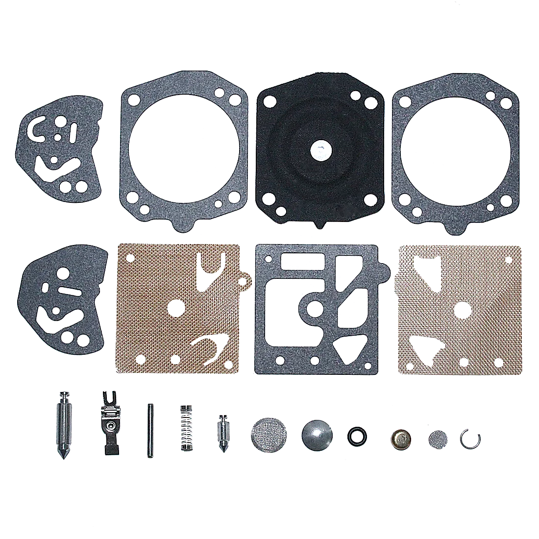 Carburetor Diaphragm Repair Rebuild Kit For Husqvarna 257 250R Poulan 2800 3300 Homelite 300 Echo CS510 CS550 Walbro K20-HDA