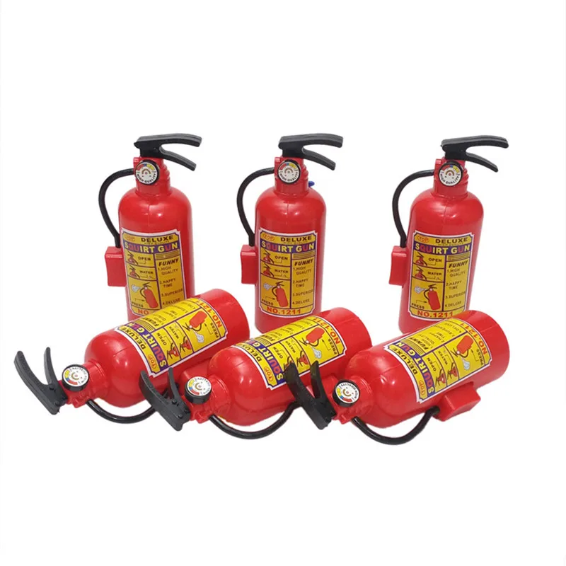 Child Funny Mini Fire Extinguisher Toys Whole Person Prank Gift  Water Gun Spray Water Children Firefighters Professional Props