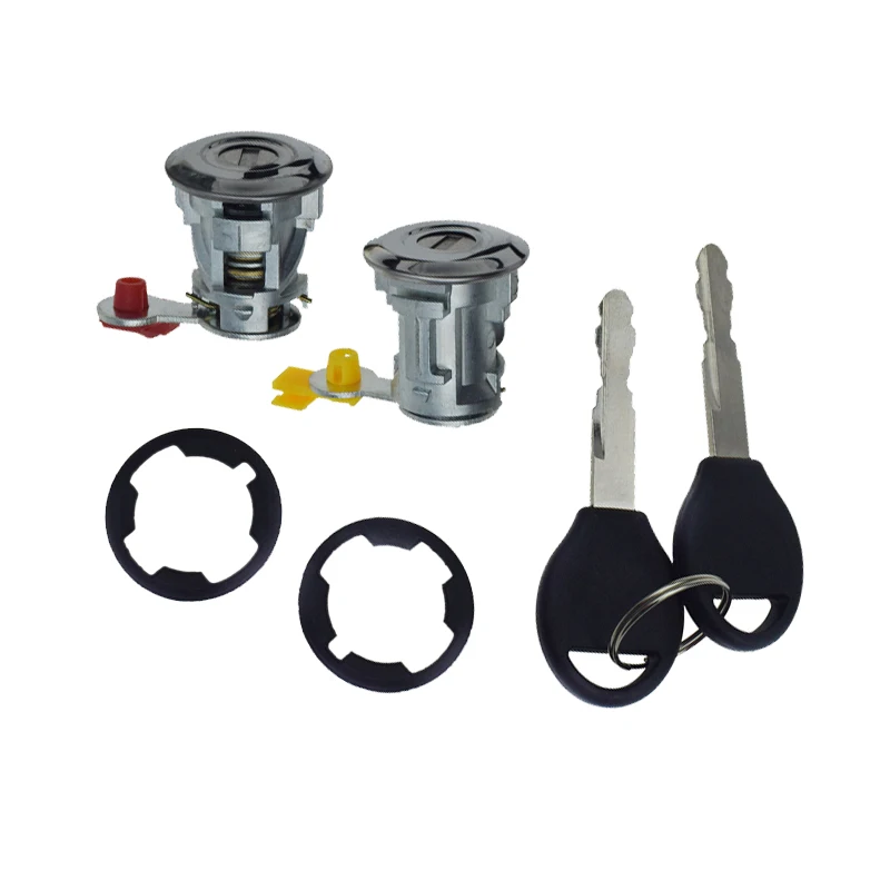 1 Set Door Lock Cylinder Key Gasket H0600-3J125 H0601-3J125 Fit for Nissan Altima Frontier Pathfinder Xterra 2000 2001 2002 2003
