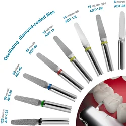 AI-ADT Dental Saw Blades Spare Parts Oscillating Diamond-Coated Tips Fit 4:1 Reduction Orthodontic Handle 10pcs/8pcs Mixed Size