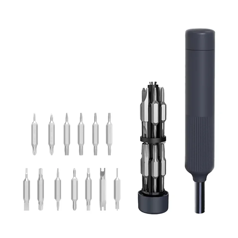 

CHCH Magnetic Bits 27 In 1 Screwdriver Set Manual Repair Tools Kit Pen Style For Eyeglass Watch PC Jewelers Laptop