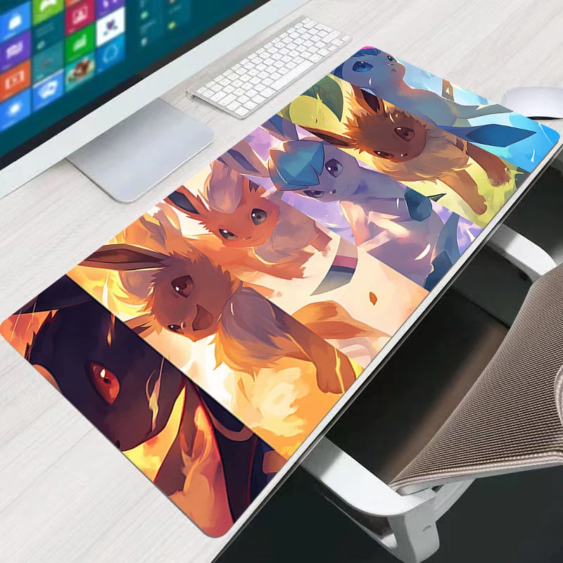 90x40cm Mouse Pad Pokemon Gamer Computer Desk Mat Modern Table Keyboard Laptop Carpet XXL Gaming Designed specifically Mousepad