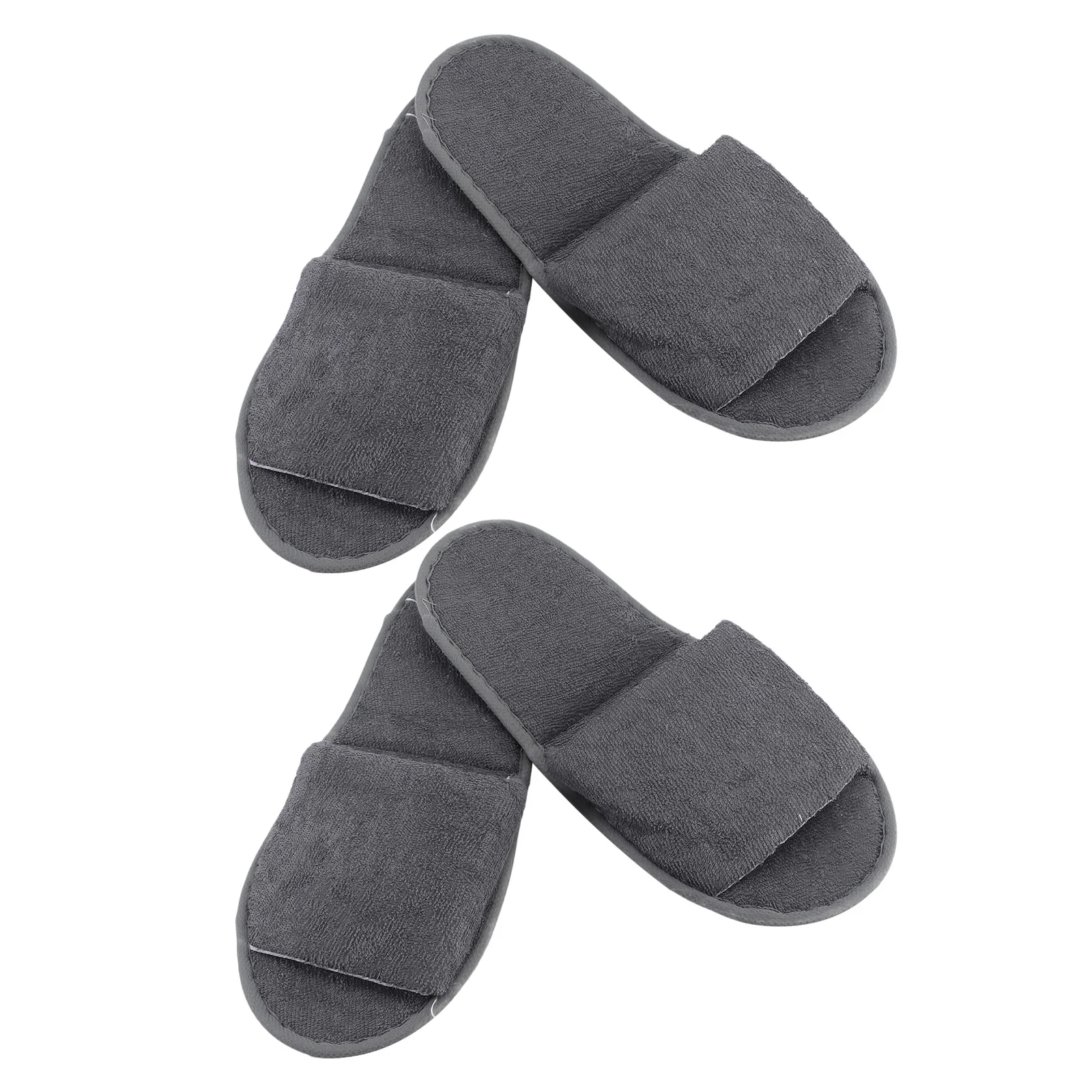 2 Pairs Outdoor Foldable Travel Slippers Portable Man Comfy to Wear at Home Indoor