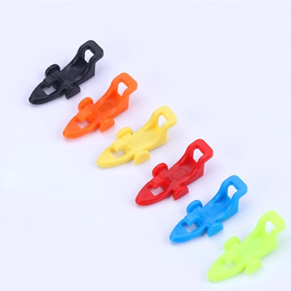 

10pcs Hook Keeper Plastic Multi-use Hanger Pole Bait Fishing Device for Hanging Lure Hooks Lures Accessories Black