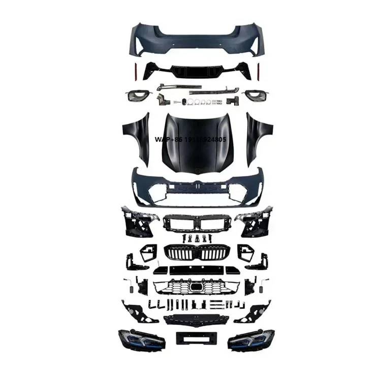 

For 3 Series F30 F35 Car Accessories New Upgrade Front and Rear Bumper Headlights Hood Body Kit