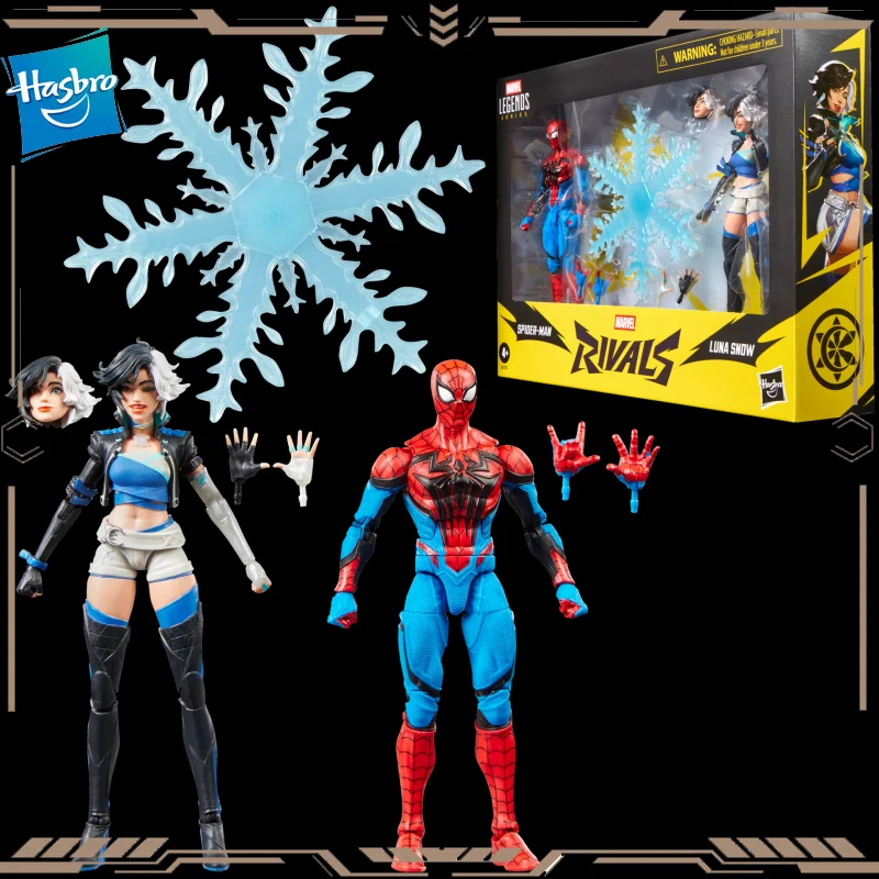 

Original New Hasbro Marvel Legends Series Spider-Man Luna Snow Marvel Rivals 2-Pack 15cm Action Figure Collectible Model Toy Gif
