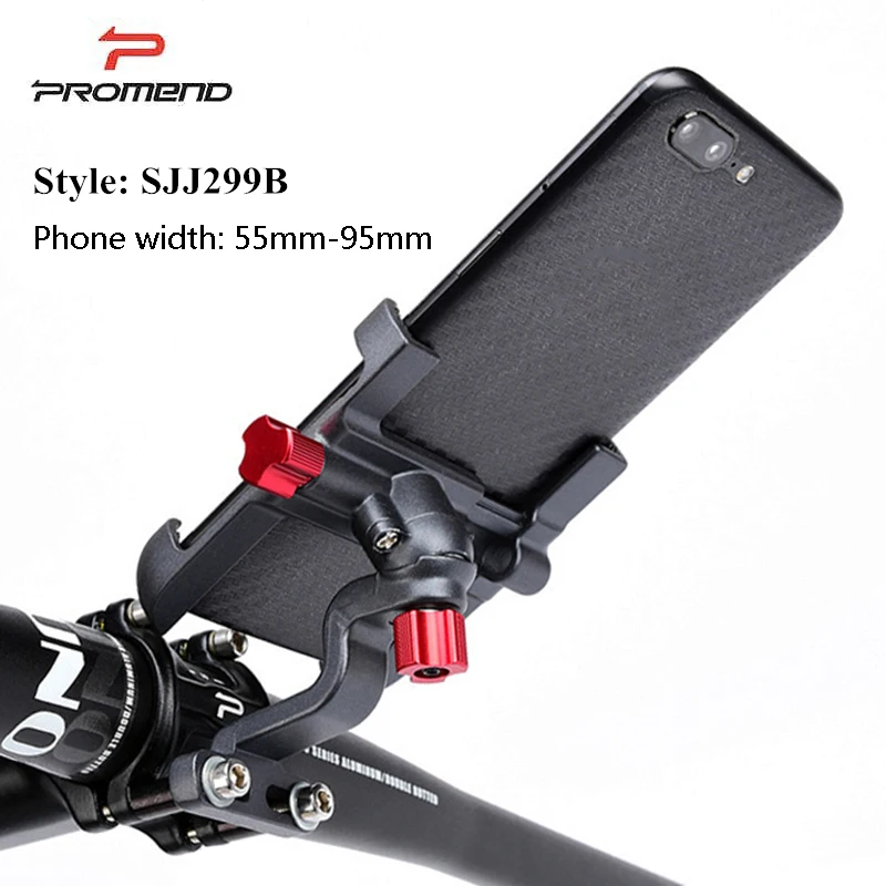 360 Rotatable Bike Mobile Phone Holder Aluminum Adjustable Bicycle Holder Non-slip MTB Phone Mount Stand Cycling Bracket