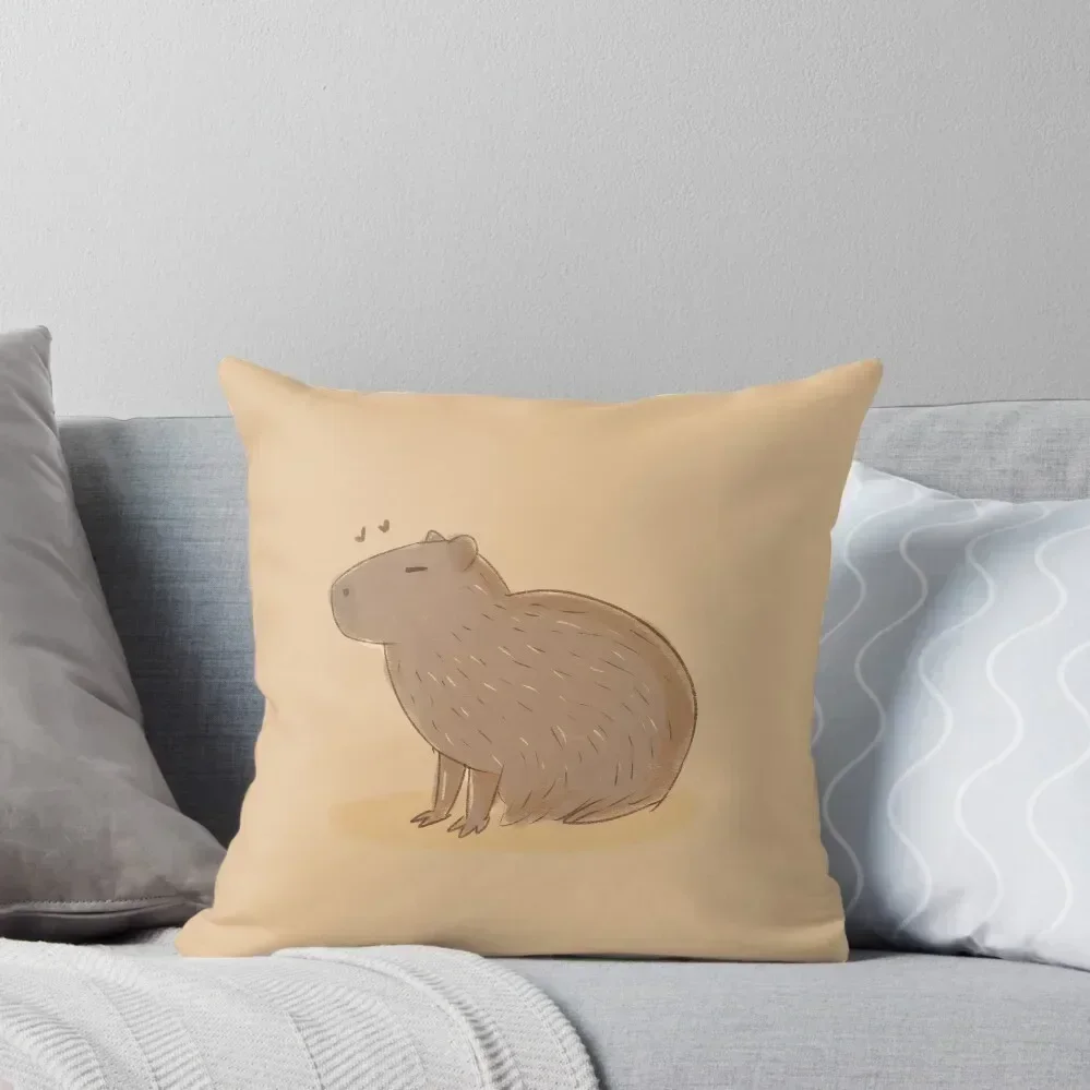 

Capybara Throw Pillow Cushion Cover Set bed pillows Sofa Covers For Living Room Pillowcases For Pillows pillow