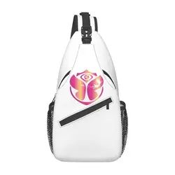 Tomorrowland-mochila cruzada con eslinga para hombre, bolso de hombro personalizado para el pecho, para música de baile electrónico, mochila de viaje