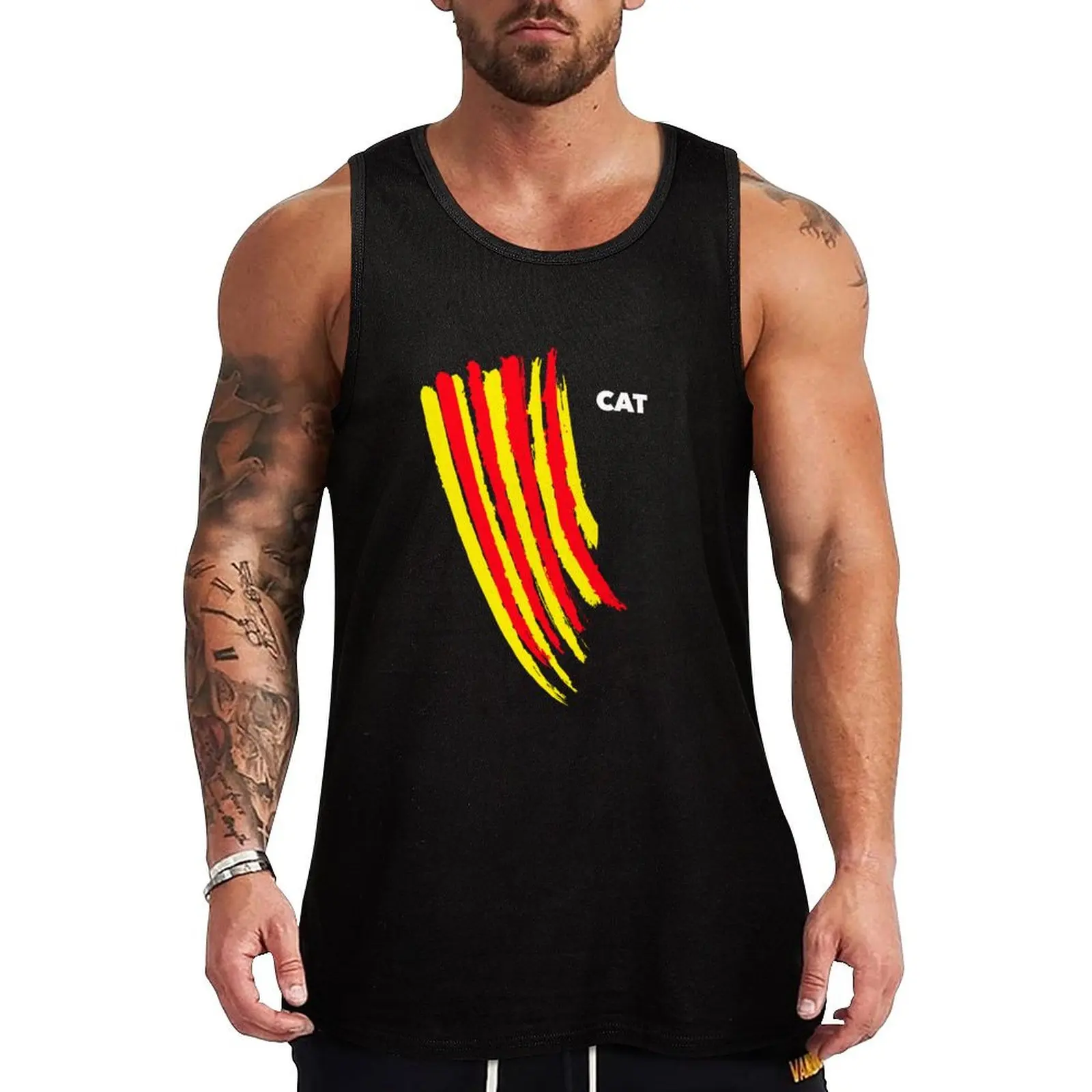 SENYERA GRUNGE - CATALUNYA Tank Top clothes for men bodybuilding for men