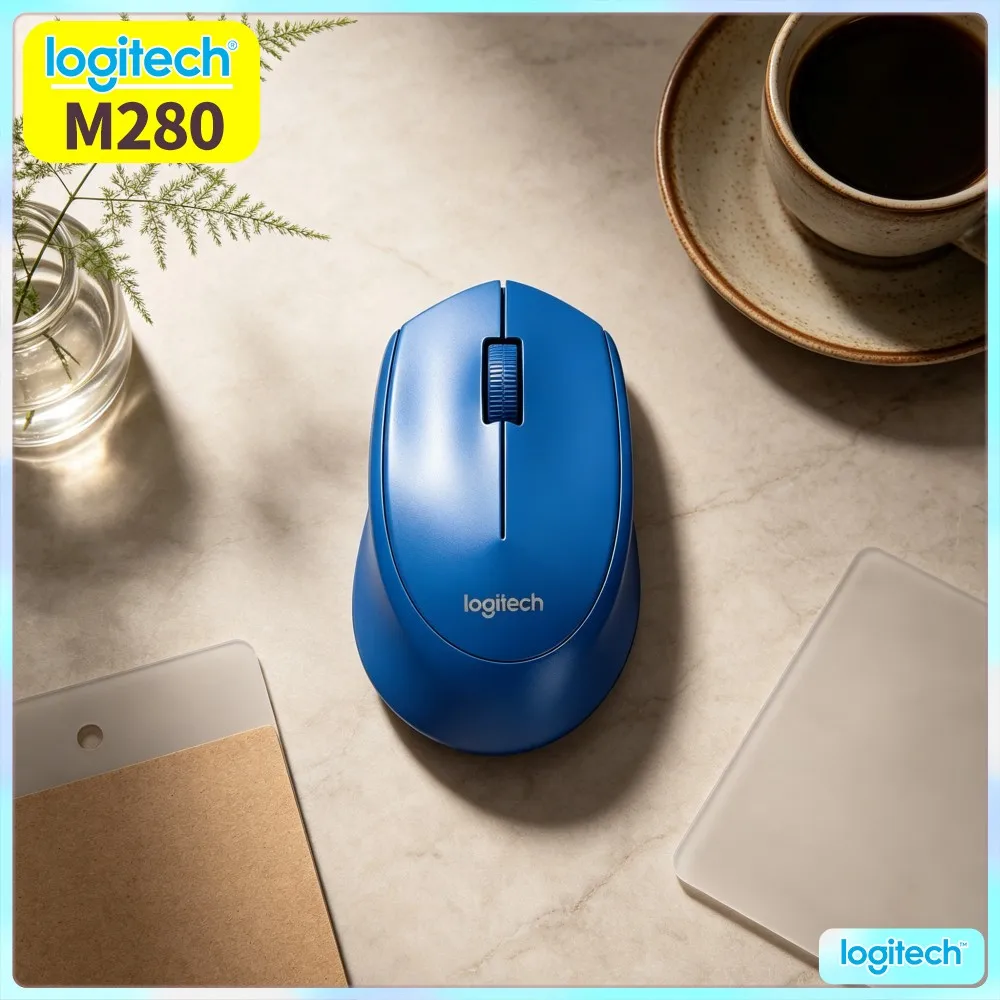 Home Study Piece Wireless Mouse M280 Steady Transfer Light Weight Build For Laptop Desktop Notebook Office Daily Work
