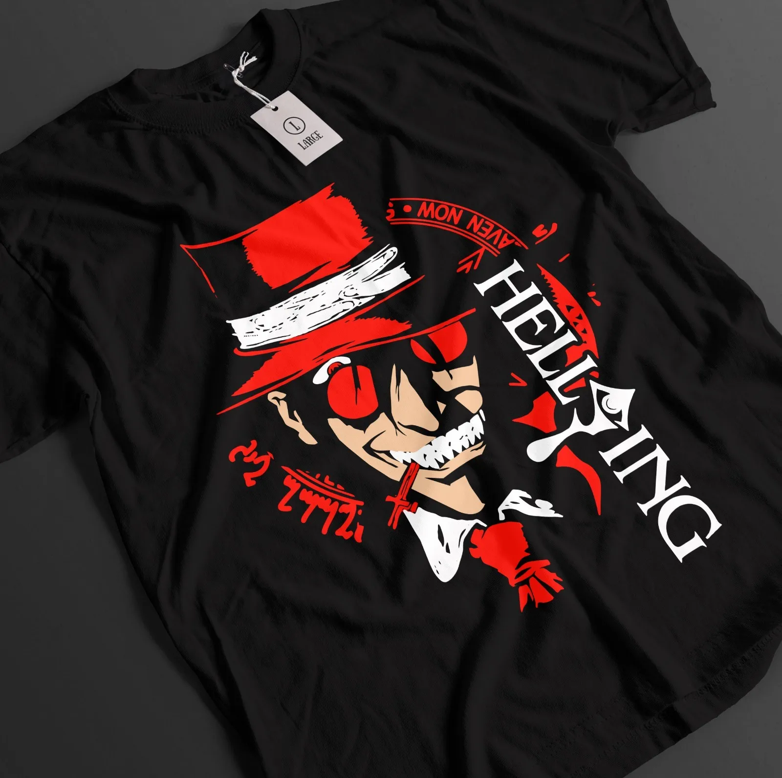 Hellsing Shirt Alucard Tshirt Integra T-Shirt Seras Top Vampire Dark Anime Tee