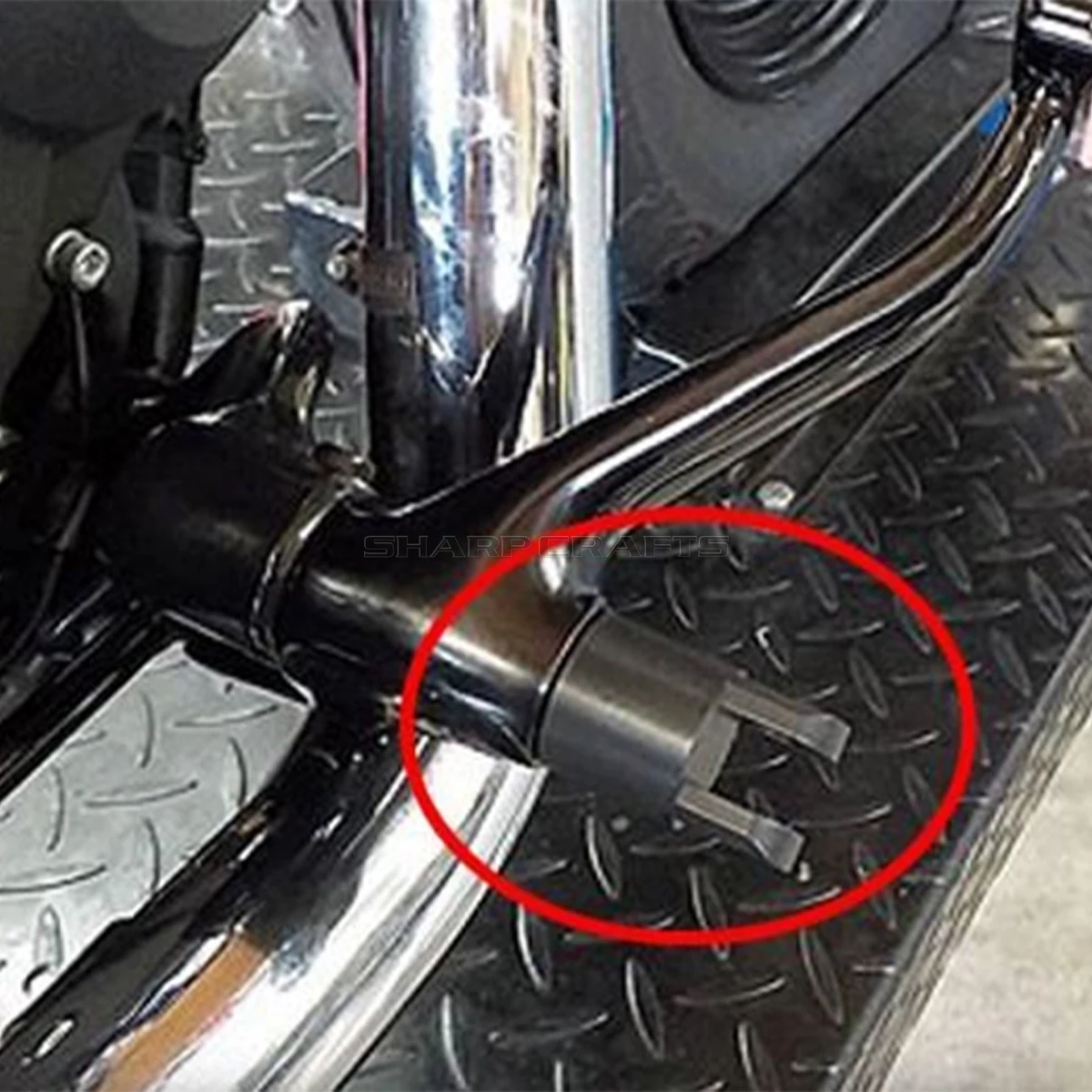 Motorcycle Accessories Front Foot Mounting Latch Bracket For Harley Sportster X48 XL883 XL1200 2004-2021 Foot Peg Support Mount view 6