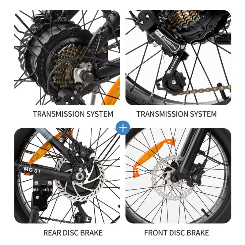 Melhor bateria elétrica de lítio 48v, sistema de freio a disco rígido mtb, novo design, inverno, enduro, bicicleta gorda, motor de cubo traseiro, liga de alumínio