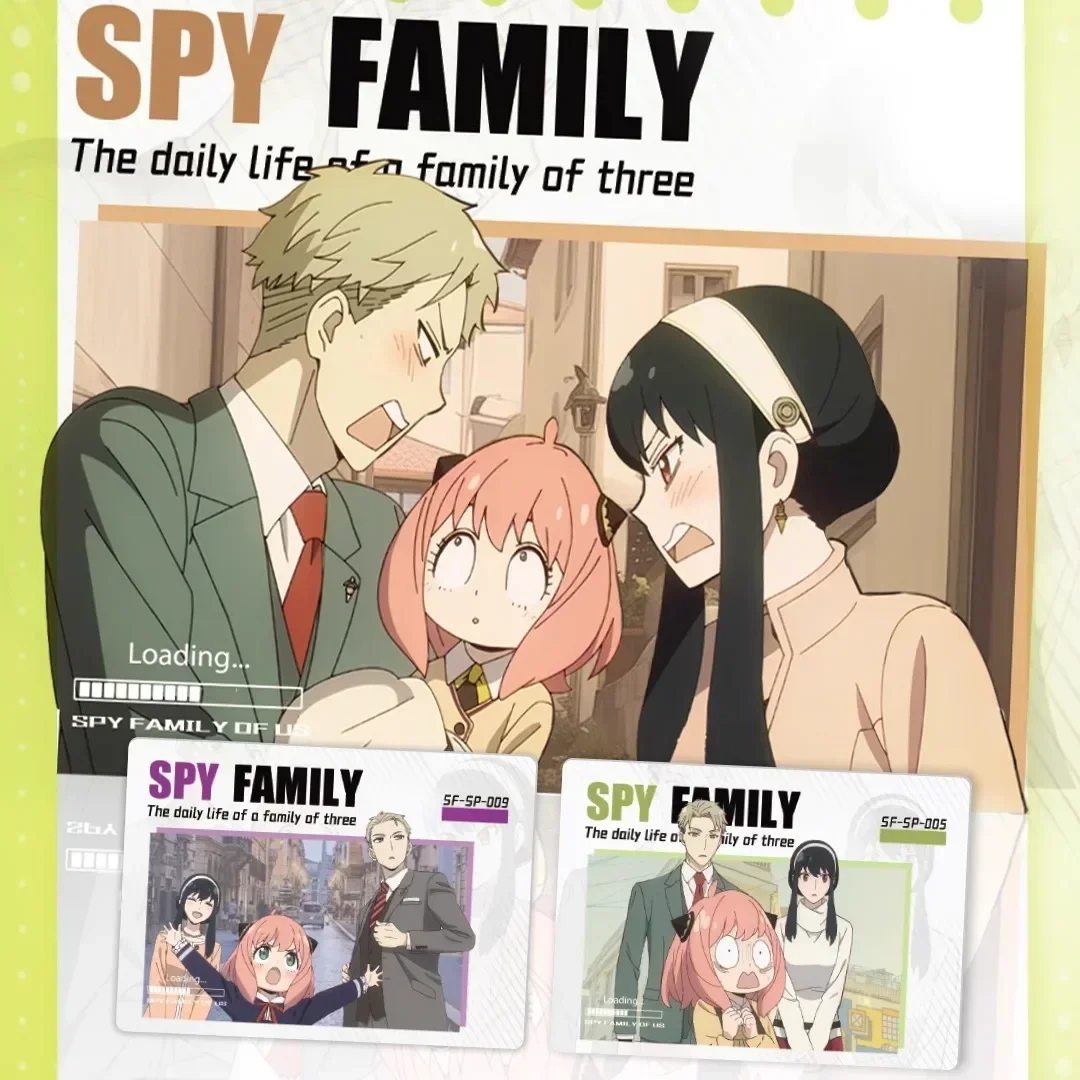 SPY FAMILY Cards Super Secret Project Anya Forger Yor Forger Sylvia Sherwood Anime Character Peripheral Trading Collection Cards