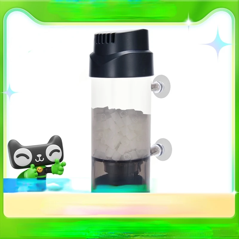 Fish tank filter fluidized bed suction mini-anti-lift small oxygen pump built-in three-in-one