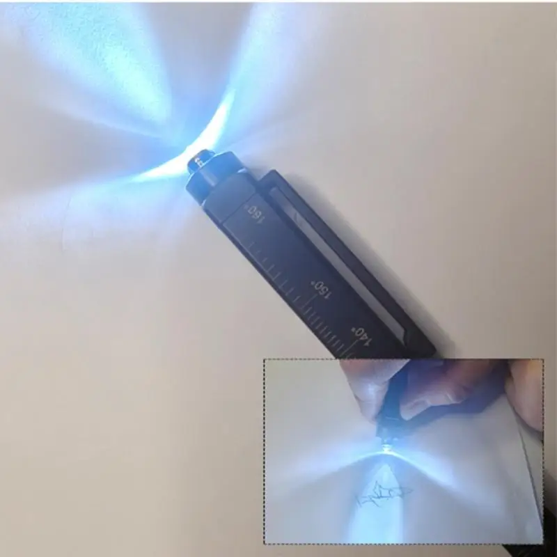 14 in 1 Multitool Pen with Built In LED Light Screwdrivers Scissors Ruler Bottle Opener Wrenth for Outdoor Daily Use D2RC