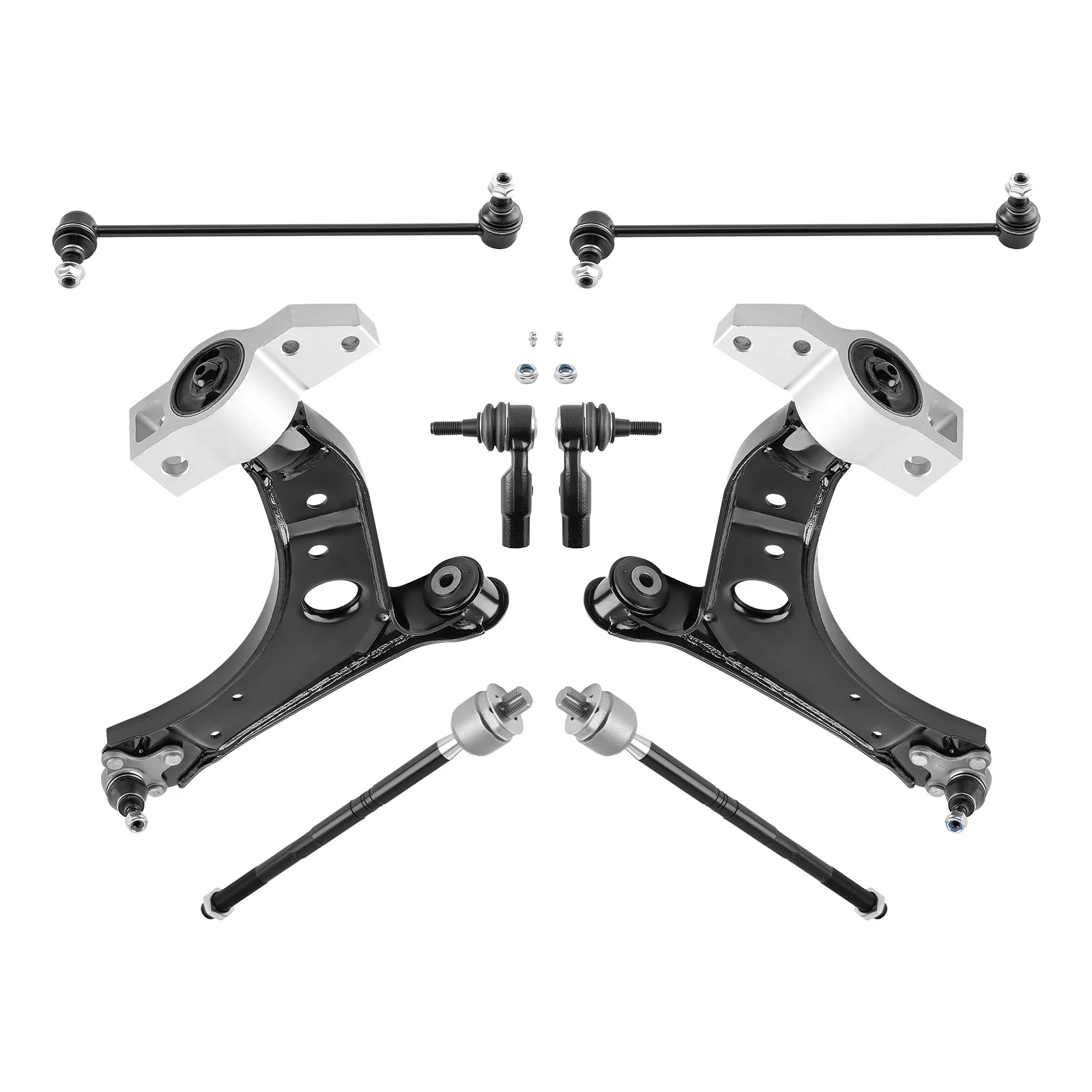 Kit de suspension de direction, bras de commande inférieurs avant pour Jetta Golf Eos GTI Rabbit