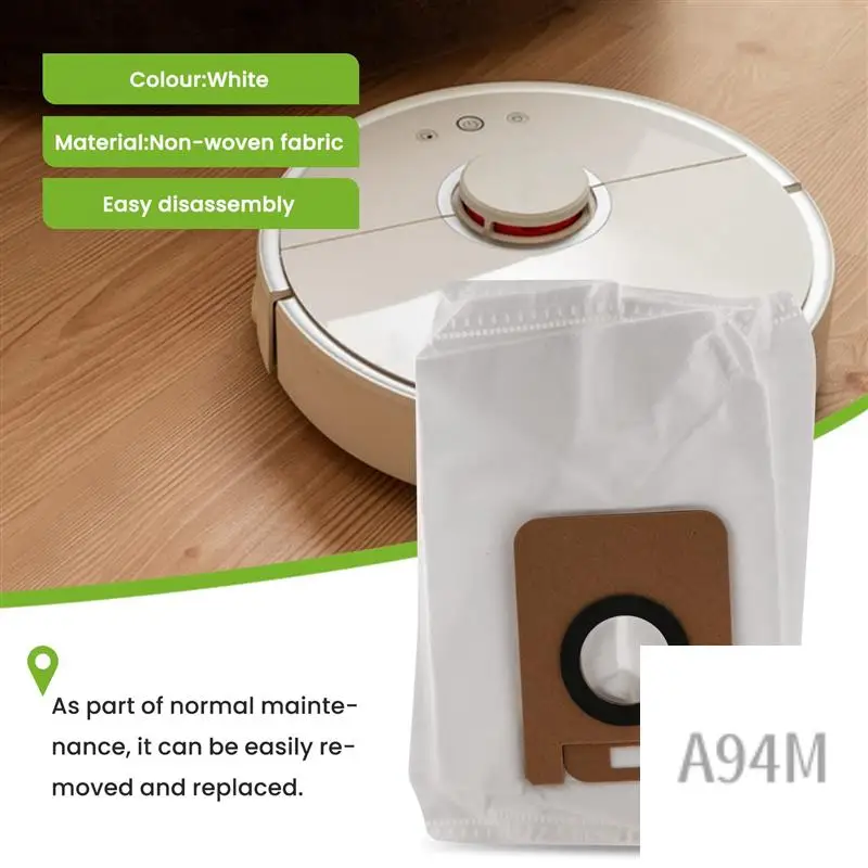 

9M-10 шт мешки для пыли для пылесоса Dreame Bot Z10 Pro, запасные части, аксессуары