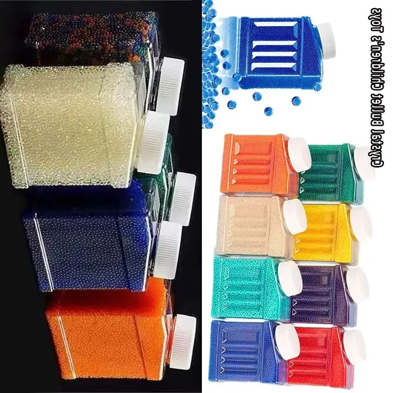 ลูกบอลน้ำ ลูกกระสุนน้ำ ปืนฉีดน้ำเด็ก ของเล่นปืนพ่นน้ำขนาด 7-8 มม. ปืน BB ของเล่นปืนยิงลูกบอลน้ำ อุปกรณ์เสริมสำหรับการระเบิดน้ำ