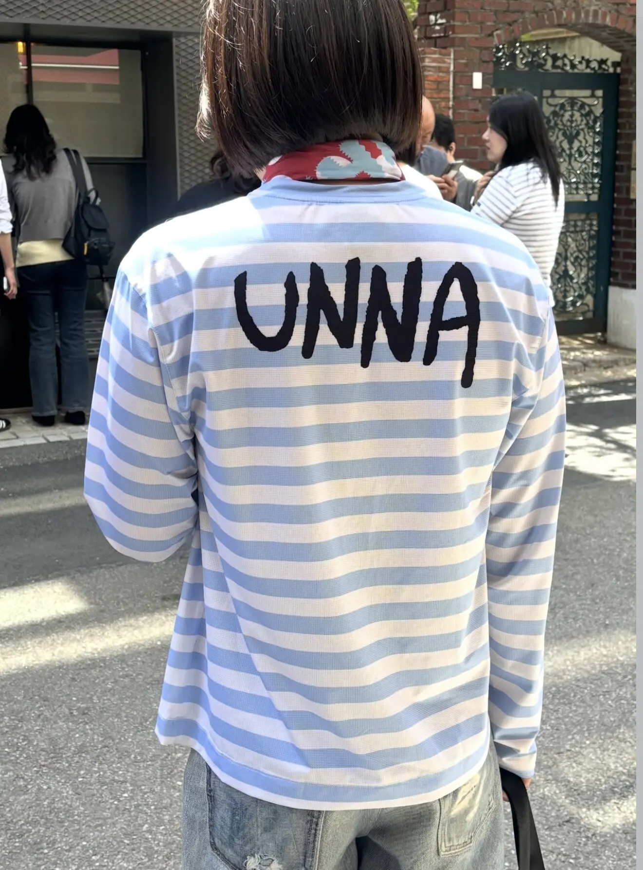 UNNA Swedish Stripe Vintage Long Sleeve T-Shirt Quick Dry UV Protection Functional Running Top Niche Casual Sportswear
