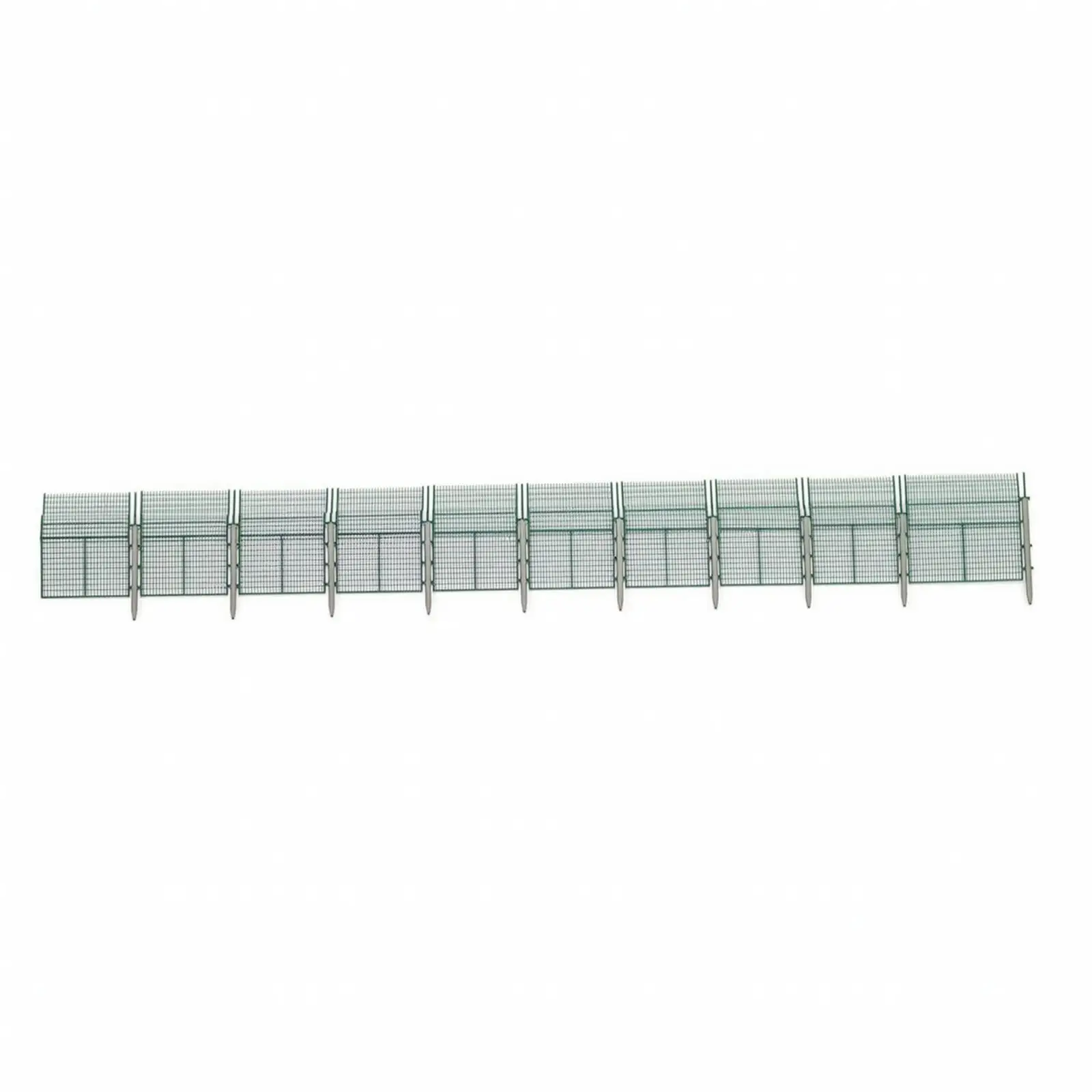 N Gauge Railway Fence Metal Mesh Barrier for Train Diorama Scenery Trackside Layout Decoration Magic Rail Block