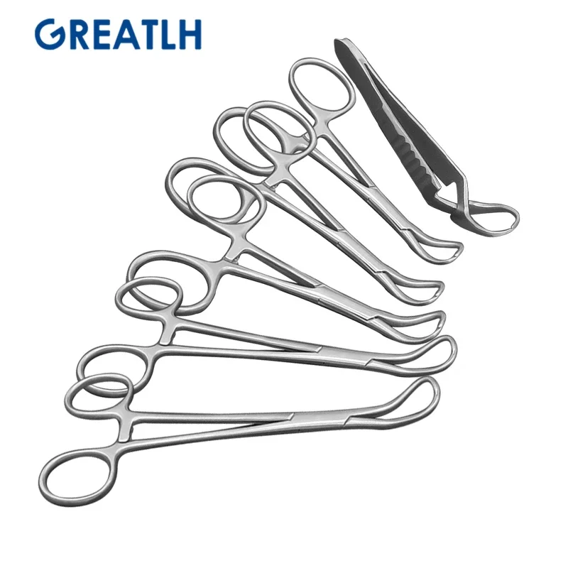 Pinza per asciugamani con morsetto chiuso ad anello in acciaio inossidabile 9/10/11/14/16/9.5 cm Strumenti chirurgici per palpebre Pinza per tovaglioli con morsetto per asciugamani chirurgico