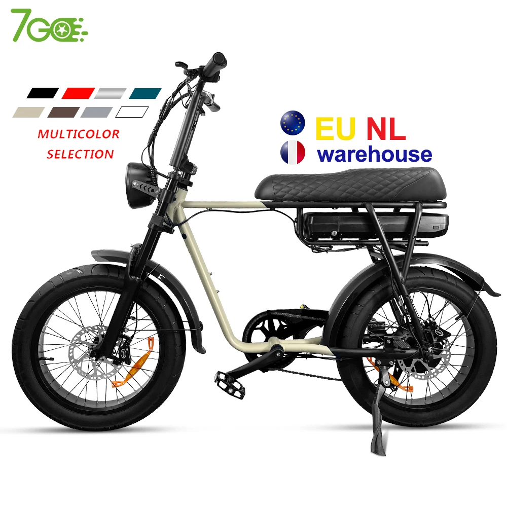 

7Go EB4 EB2 EU USA UK warehouse 250w 500w 750w 1000w dual motot battery 48v 36v 20'' tire e-bike electric mountain bicycle