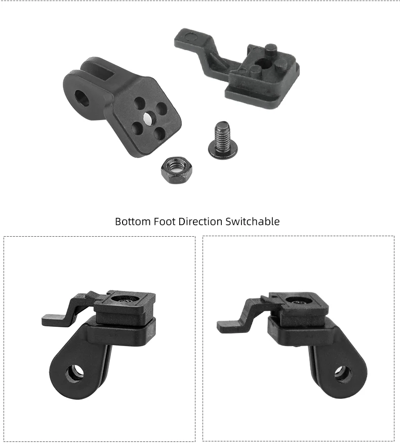 Lampenständer, anwendbar auf Trek Bontrager Ion ProRT BTK08 Fahrrad-Scheinwerferhalter, Lenkervorbau, Gabel, Helm, Satteladapter – Detail 4