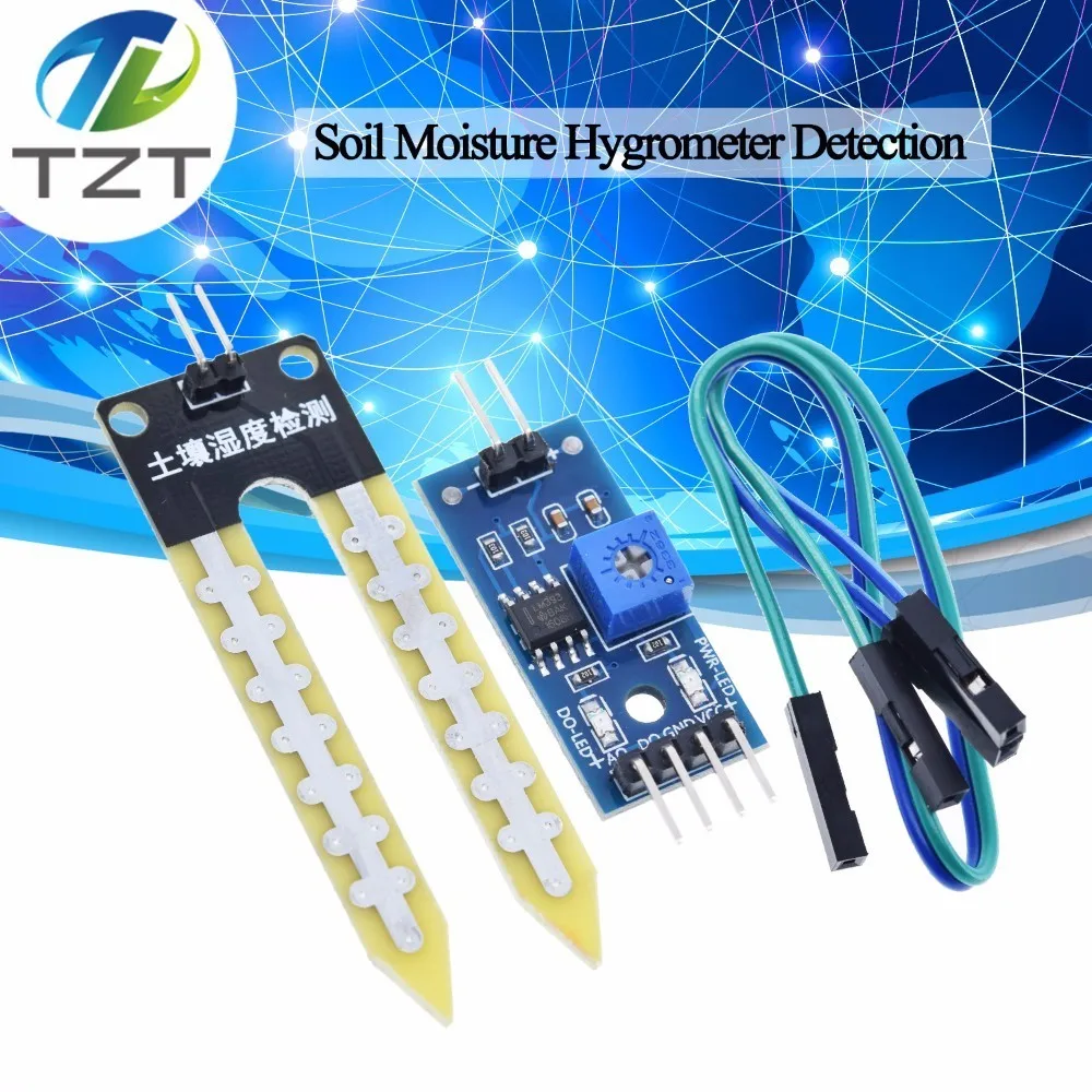 LM393 Soil Moisture Hygrometer Detection Humidity Sensor Module Development Board DIY Robot Smart Car for arduino