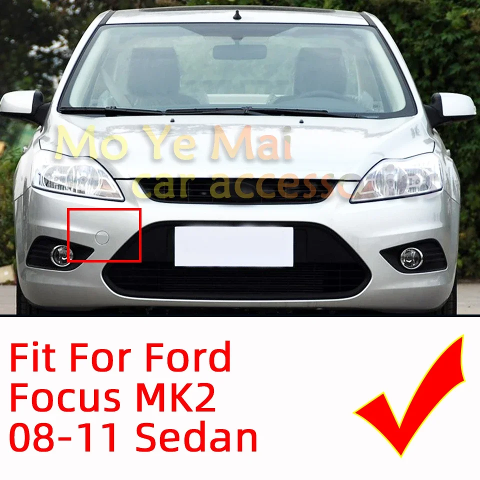 Tutup kait penarik Bumper depan mobil, aksesori untuk Ford Focus II MK2 2008 2009 2010 2011 Sedan sal1521645