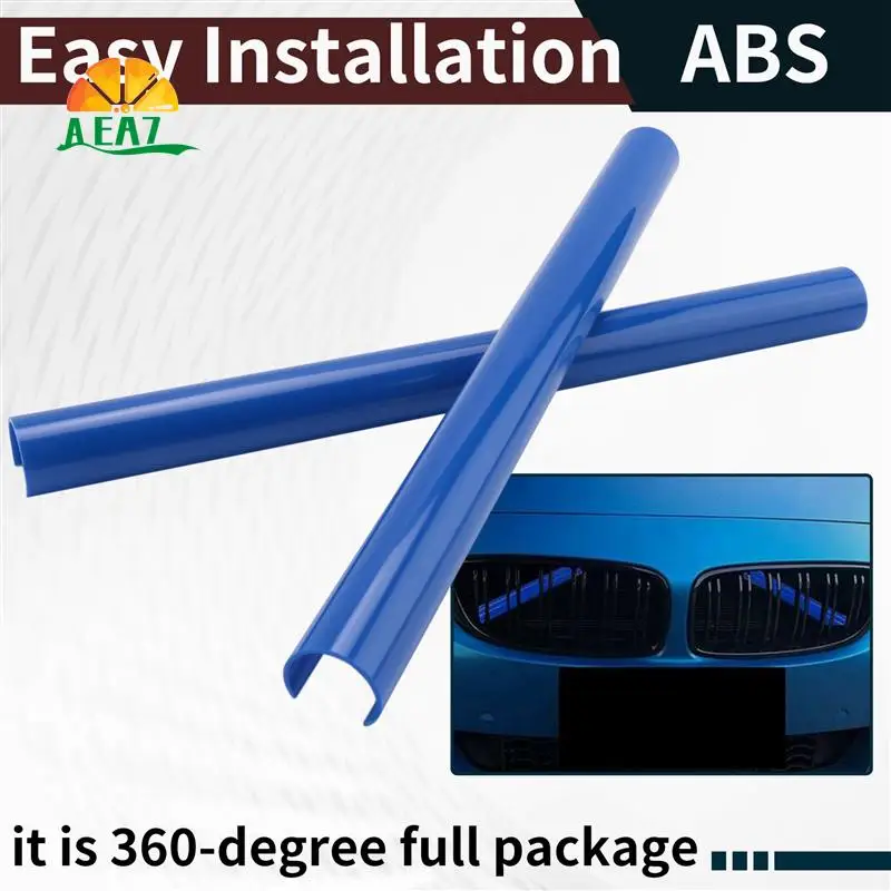 

AEA7-2Pcs Car Front Grille Insert Trim Strips Sport Style Grille Trim Strips Cover For BMW F20 F30 F31 F32 F34 F36 F21