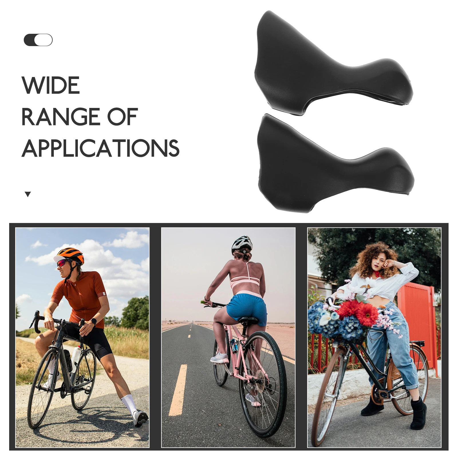 

Bike Brake H Cover Silicone Protector Shock Absorption Vibration Reduction Anti Skid H Grips For Mountain Road