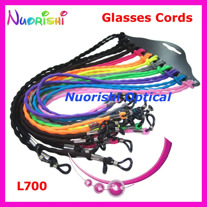 

12/60/120pcs New 10 Colors Elastic Flexible Sunglass Eyewear Eyeglass Glasses Cord String Lanyard free shipping L700