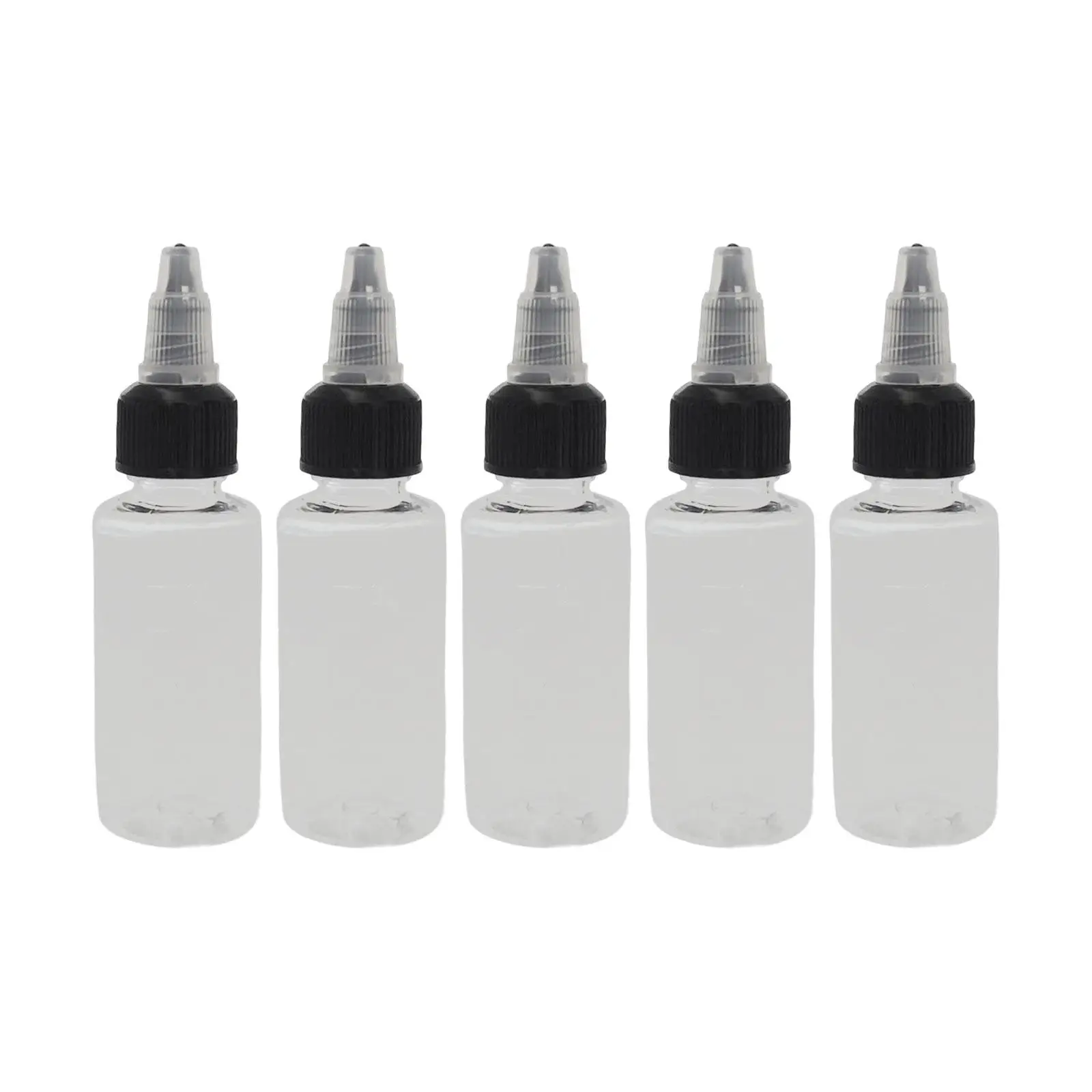 5Pcs Paint Empty Bottle Leak Pointed Dispenser Paint Bottle for Glue dressing