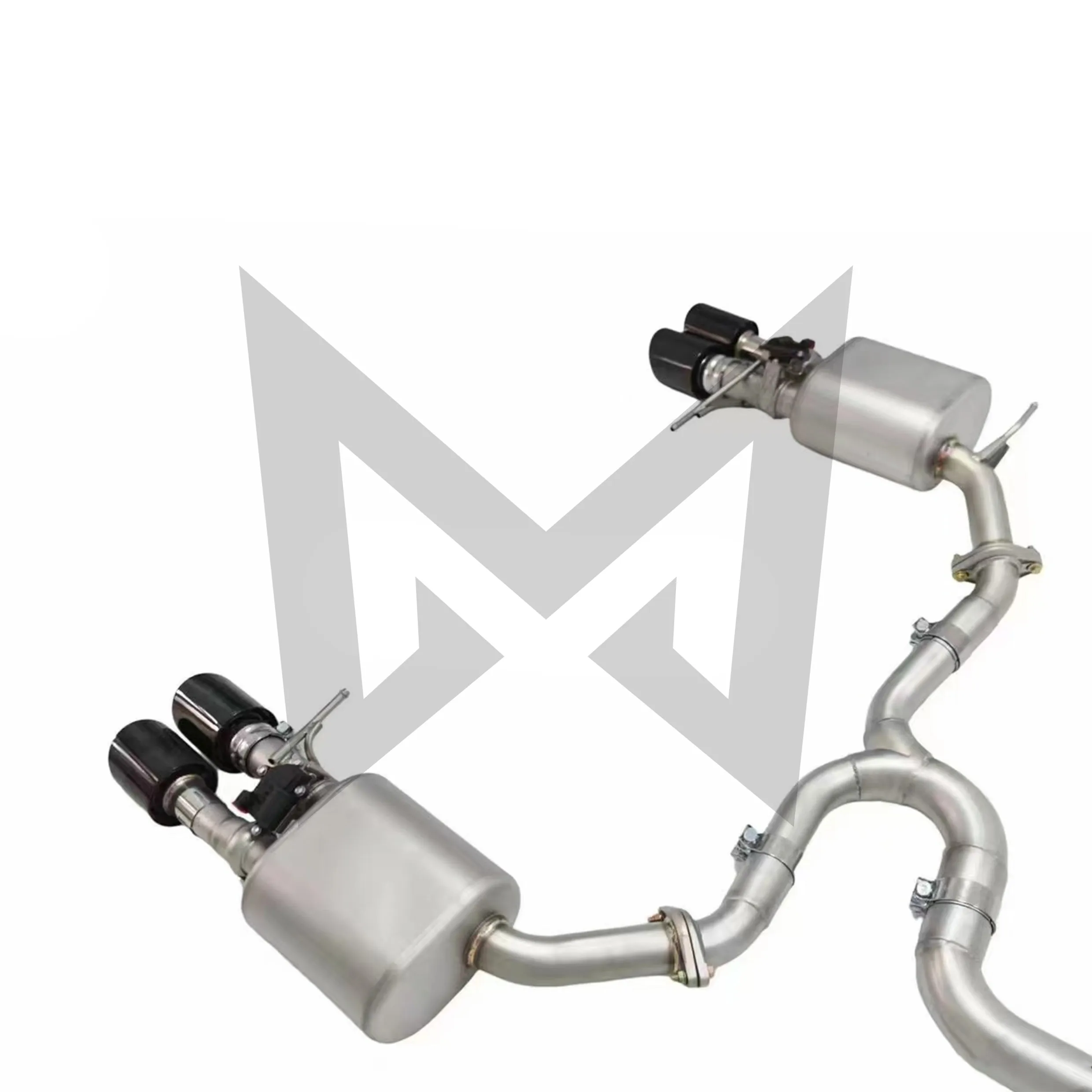 نظام عادم السيارة MANX لسكودا سوبيرب 2.0T أنبوب عادم أداء Catback من الفولاذ المقاوم للصدأ مع صمام التحكم عن بعد #5