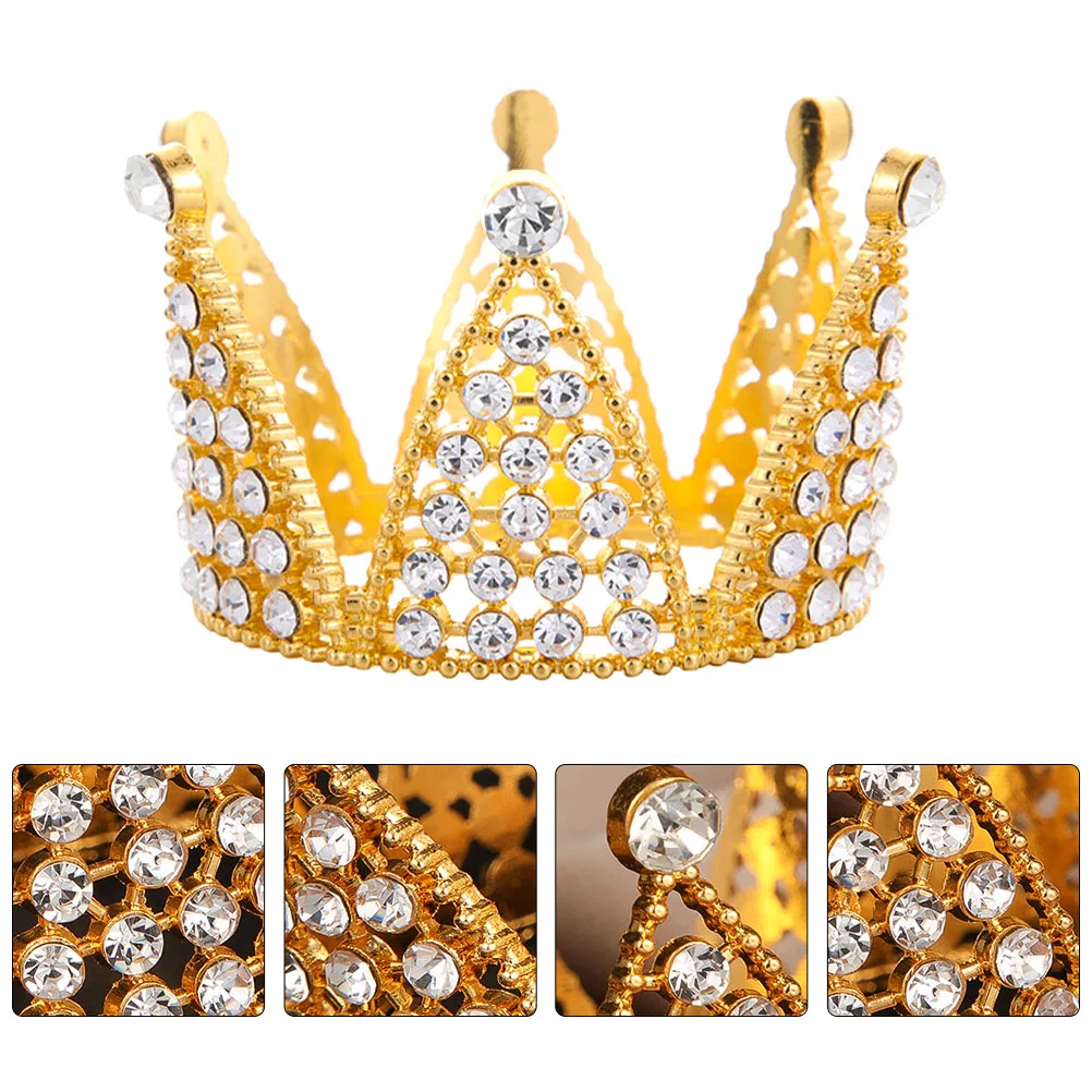 

1pc Shape Decorations Food Safe Bride Crown Crown Shape Cake Decor Headdress Party Cake Decor Cupcake Birthday Toppers