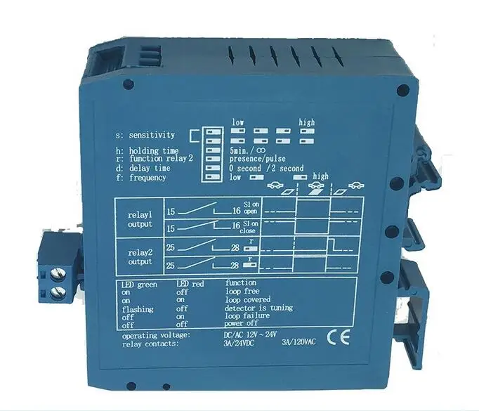 DC12V/24V M1H Single Loop Detector Vehicle Detector Car Inductive Loop Detector Use for Car Parking Barrier