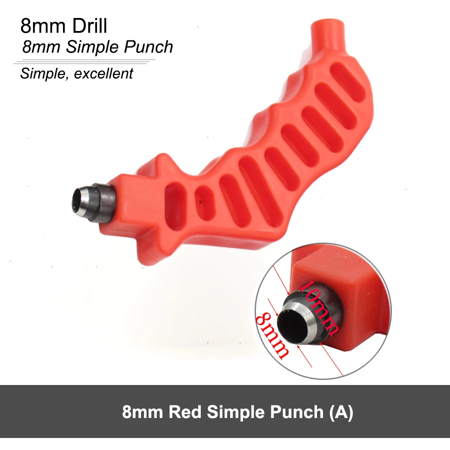 High Quality 3mm 8mm Drill Hose Tubing Hole Punch Drilling Tool Garden Water Irrigation Plumbing Pipe Connection Fitting Puncher