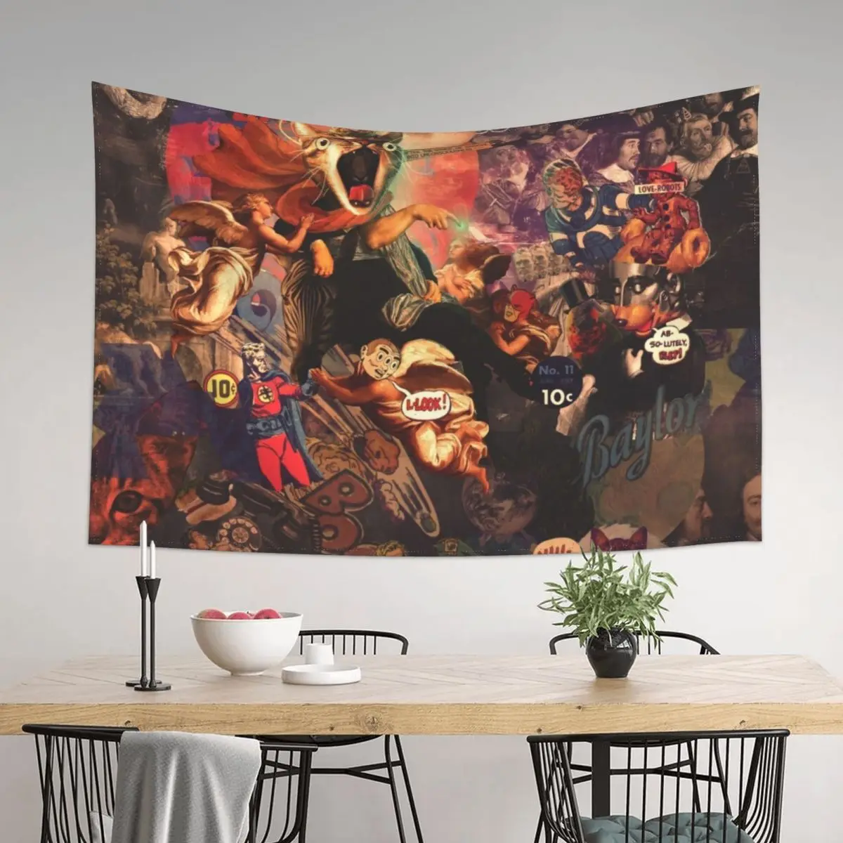 

Our lord of savour Tapestry Wall Hanging Decor Mushroom Wall Deco Wall Decoration Tapestry